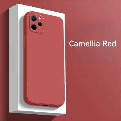 For Huawei Enjoy 50Z Cover Drop and wear resistant Silicone Full Case Classic Simple Solid Color Phone Case Cover
