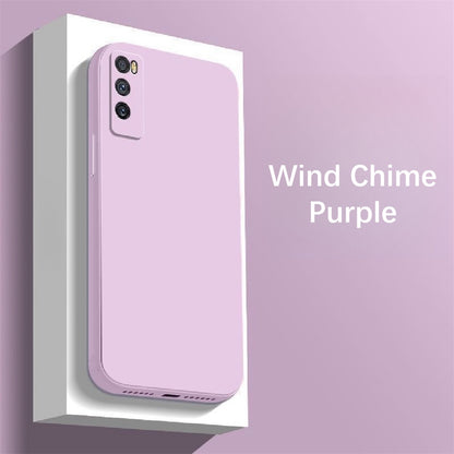 For Huawei Enjoy 20 Pro Cover Drop and wear resistant Silicone Full Case Classic Simple Solid Color Phone Case Cover