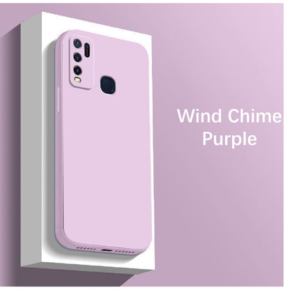 For VIVO Y50 Cover Drop and wear resistant Silicone Full Case Classic Simple Solid Color Phone Case Cover