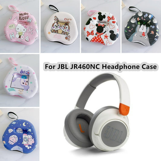 For JBL JR460NC Headphone Case Cartoon Creative Patterns Headset Earpads Storage Bag Casing Box