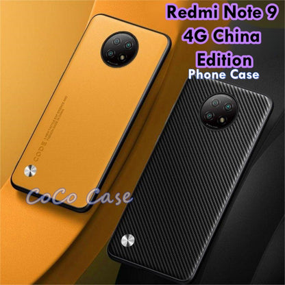 For Redmi Note 9 4G China Edition Cover Silicone Professional Full Case Classic Simple Solid Color Phone Case Cover sweatproof