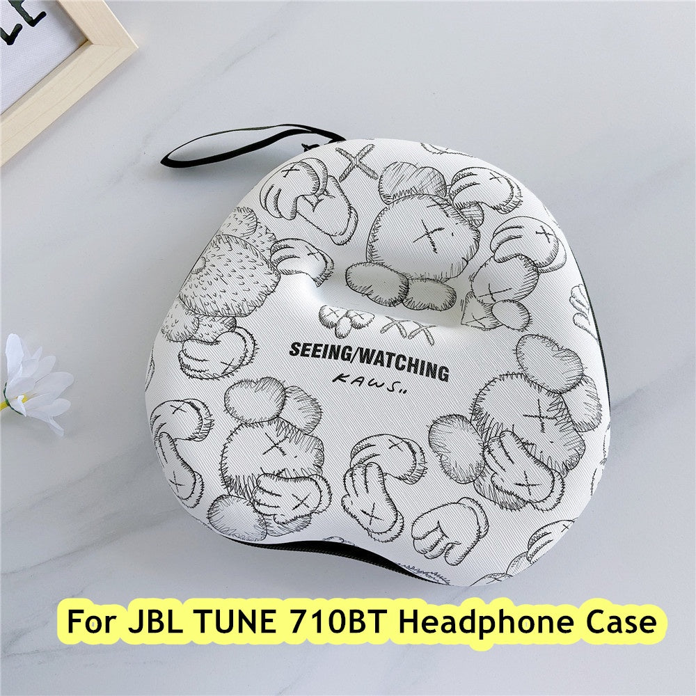 For JBL TUNE 710BT Headphone Case Cartoon Creative Patterns Headset Earpads Storage Bag Casing Box
