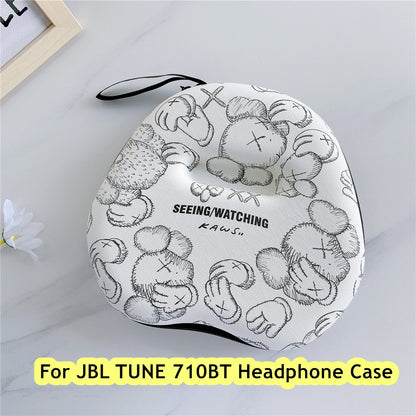 For JBL TUNE 710BT Headphone Case Cartoon Creative Patterns Headset Earpads Storage Bag Casing Box