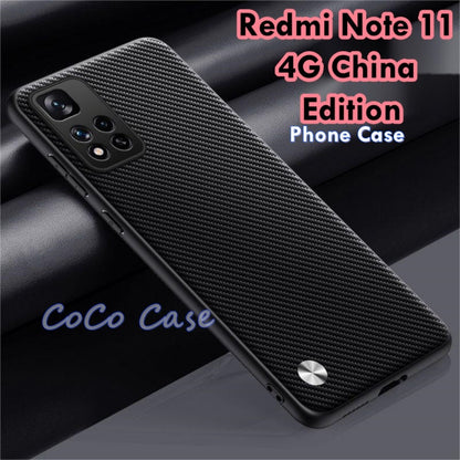For Redmi Note 11 4G China Edition Cover Silicone Professional Full Case Classic Simple Solid Color Phone Case Cover sweatproof