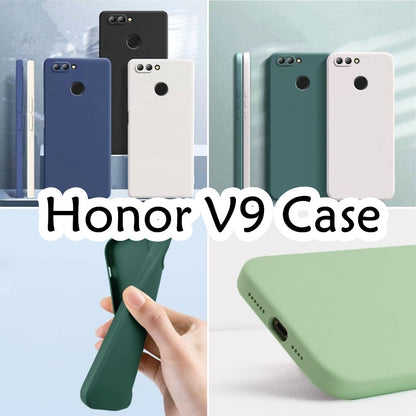 For Honor V9 Cover Drop and wear resistant Silicone Full Case Classic Simple Solid Color Phone Case Cover
