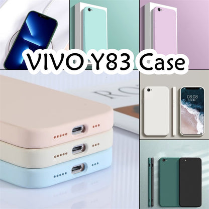 For VIVO Y83 Cover Drop and wear resistant Silicone Full Case Classic Simple Solid Color Phone Case Cover