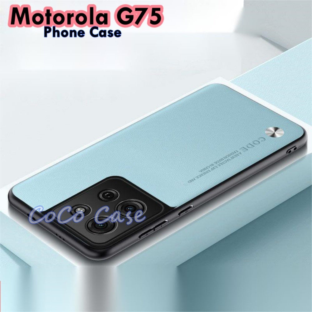For Motorola G75 Cover Silicone Professional Full Case Classic Simple Solid Color Phone Case Cover sweatproof