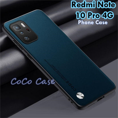 For Redmi Note 10 Pro 4G Cover Silicone Professional Full Case Classic Simple Solid Color Phone Case Cover sweatproof