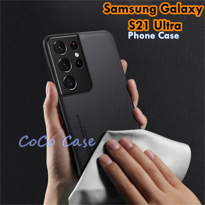 For Samsung Galaxy S21 Ultra Cover Silicone Professional Full Case Classic Simple Solid Color Phone Case Cover sweatproof