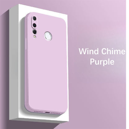 For Huawei Nova 4E Cover Drop and wear resistant Silicone Full Case Classic Simple Solid Color Phone Case Cover
