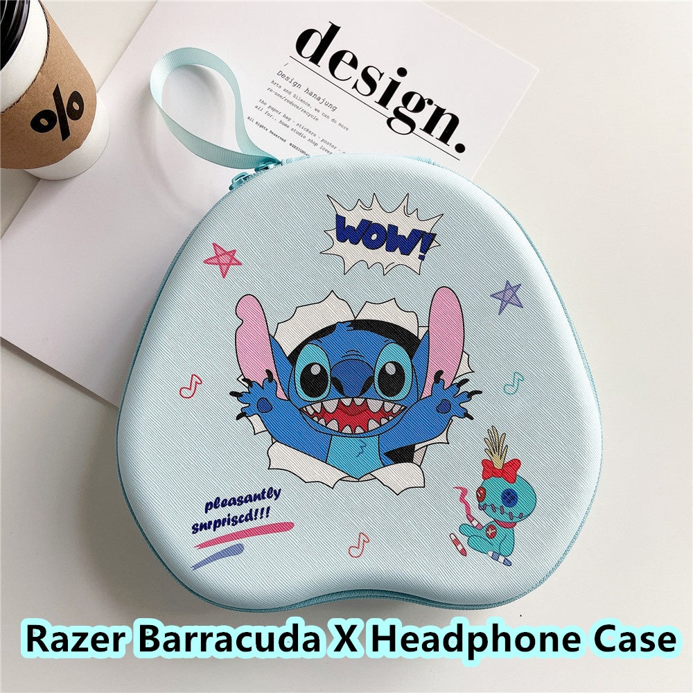 For Razer Barracuda X Headphone Case Cartoon Creative Patterns Headset Earpads Storage Bag Casing Box