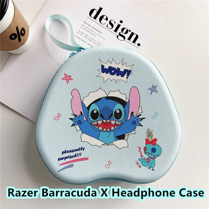 For Razer Barracuda X Headphone Case Cartoon Creative Patterns Headset Earpads Storage Bag Casing Box