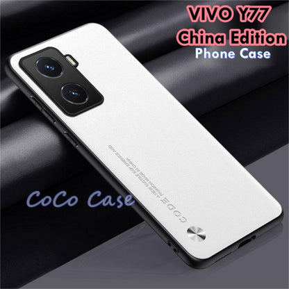 For VIVO Y77 China Edition Cover Silicone Professional Full Case Classic Simple Solid Color Phone Case Cover sweatproof