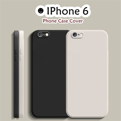 For IPhone 6 Cover Drop and wear resistant Silicone Full Case Classic Simple Solid Color Phone Case Cover
