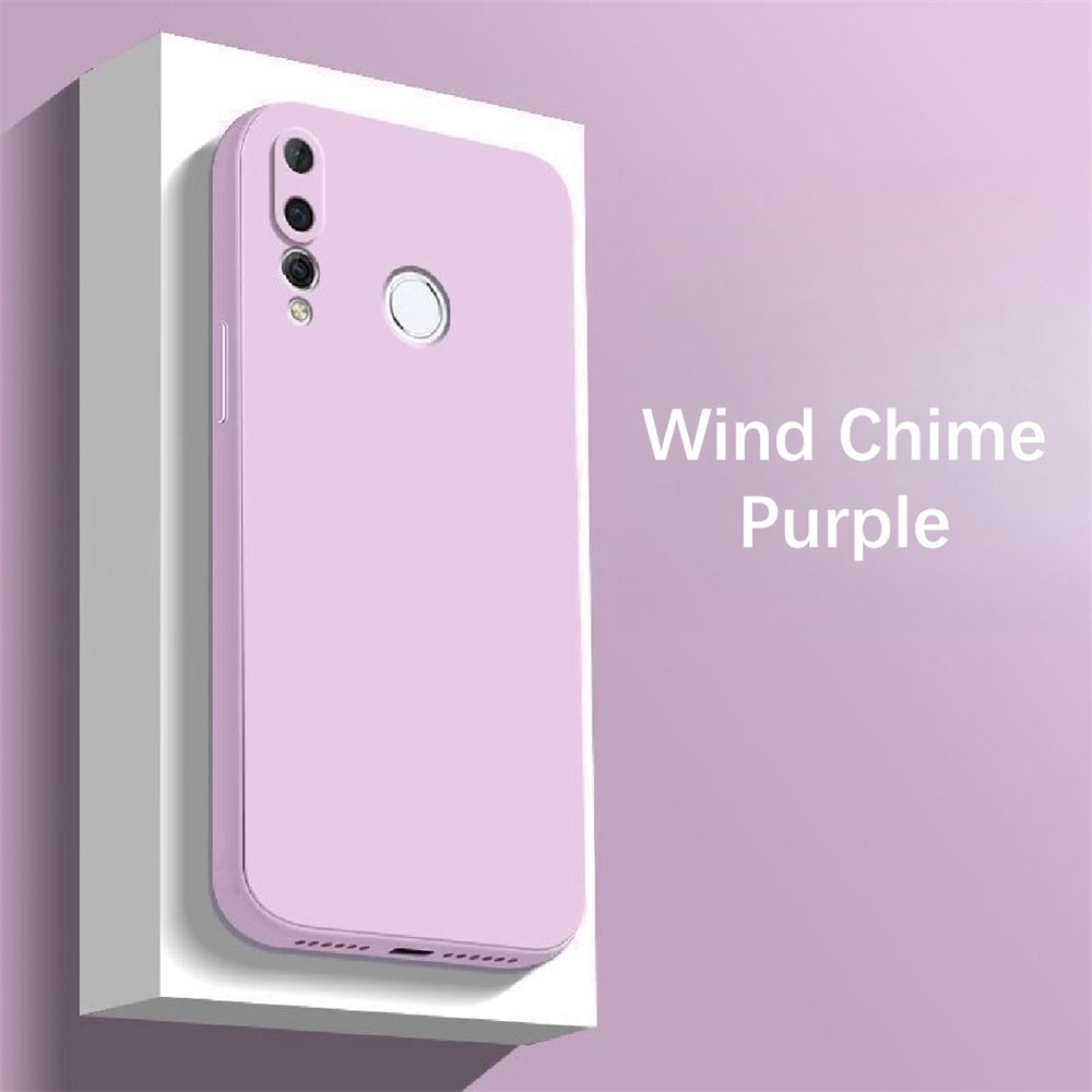 For Huawei Y7P 2020 Cover Drop and wear resistant Silicone Full Case Classic Simple Solid Color Phone Case Cover