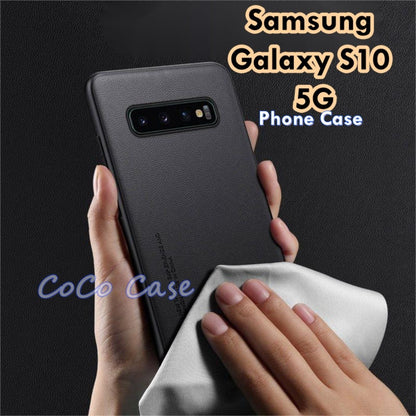For Samsung Galaxy S10 5G Cover Silicone Professional Full Case Classic Simple Solid Color Phone Case Cover sweatproof