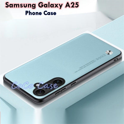 For Samsung Galaxy A25 Cover Silicone Professional Full Case Classic Simple Solid Color Phone Case Cover sweatproof
