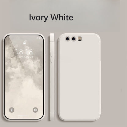 For Huawei P10 Cover Drop and wear resistant Silicone Full Case Classic Simple Solid Color Phone Case Cover