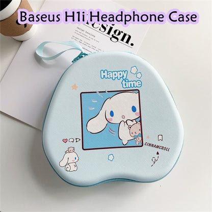 For Baseus H1i Headphone Case Cartoon Creative Patterns Headset Earpads Storage Bag Casing Box