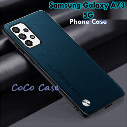 For Samsung Galaxy A73 5G Cover Silicone Professional Full Case Classic Simple Solid Color Phone Case Cover sweatproof