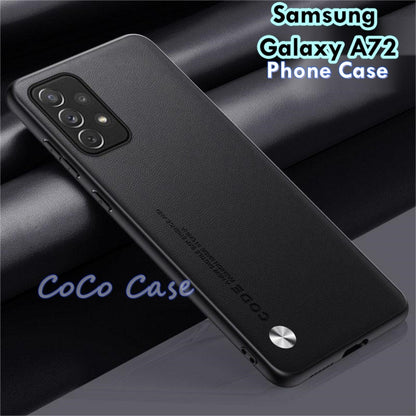 For Samsung Galaxy A72 Cover Silicone Professional Full Case Classic Simple Solid Color Phone Case Cover sweatproof