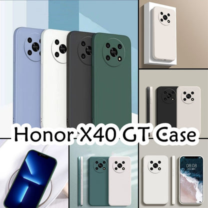 For Honor X40 GT Cover Drop and wear resistant Silicone Full Case Classic Simple Solid Color Phone Case Cover