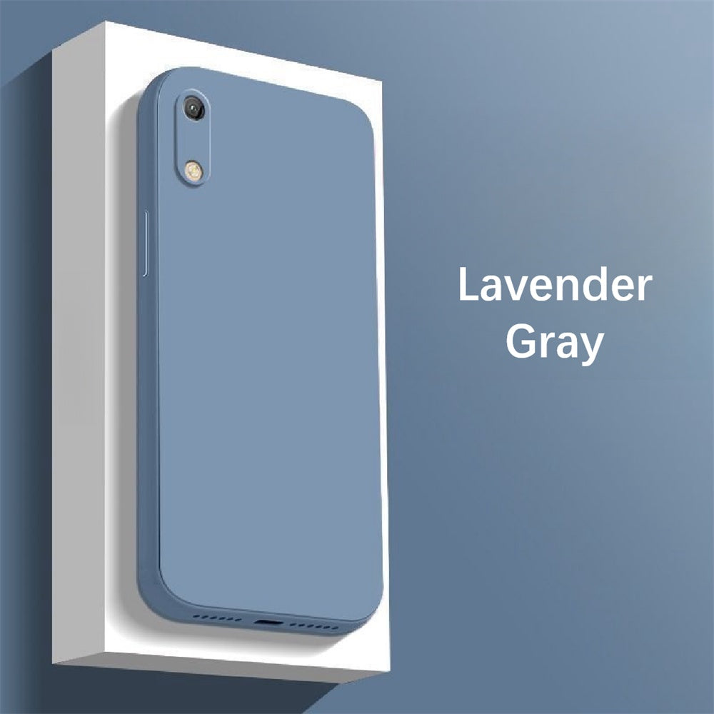 For Huawei Y6S Cover Drop and wear resistant Silicone Full Case Classic Simple Solid Color Phone Case Cover