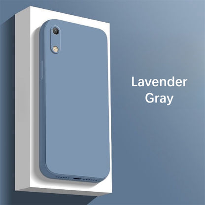 For Huawei Y6S Cover Drop and wear resistant Silicone Full Case Classic Simple Solid Color Phone Case Cover