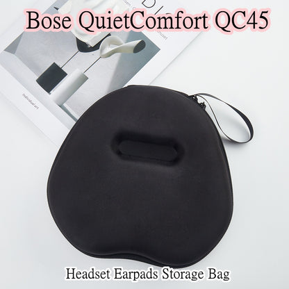 For Bose QuietComfort QC45 Headphone Case Cartoon Creative Patterns Headset Earpads Storage Bag Casing Box