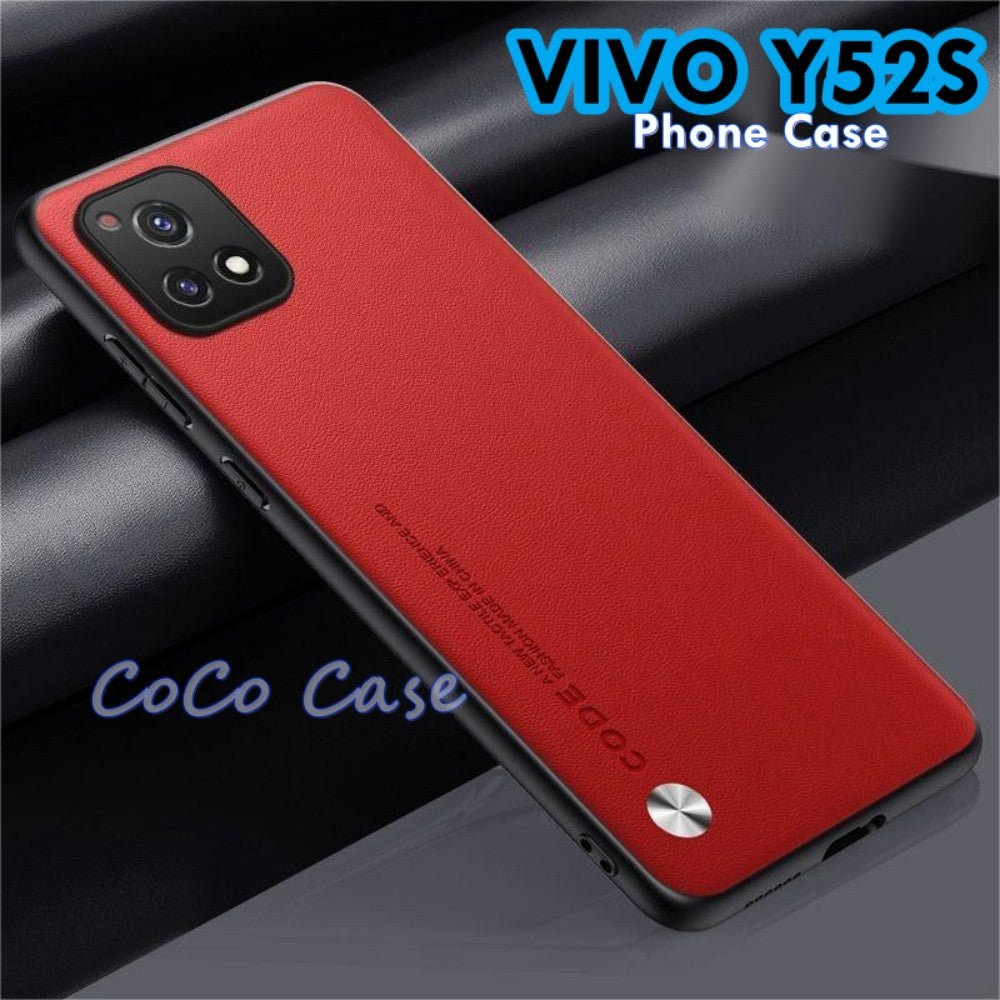 For VIVO Y52S Cover Silicone Professional Full Case Classic Simple Solid Color Phone Case Cover sweatproof