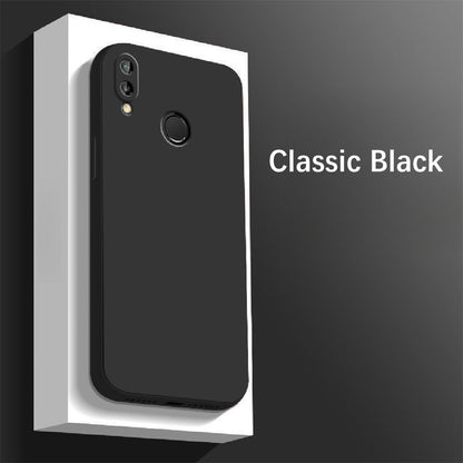 For Huawei P20 Lite Cover Drop and wear resistant Silicone Full Case Classic Simple Solid Color Phone Case Cover