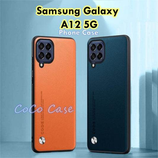 For Samsung Galaxy A12 5G Cover Silicone Professional Full Case Classic Simple Solid Color Phone Case Cover sweatproof