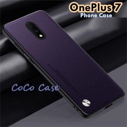 For OnePlus 7 Cover Silicone Professional Full Case Classic Simple Solid Color Phone Case Cover sweatproof