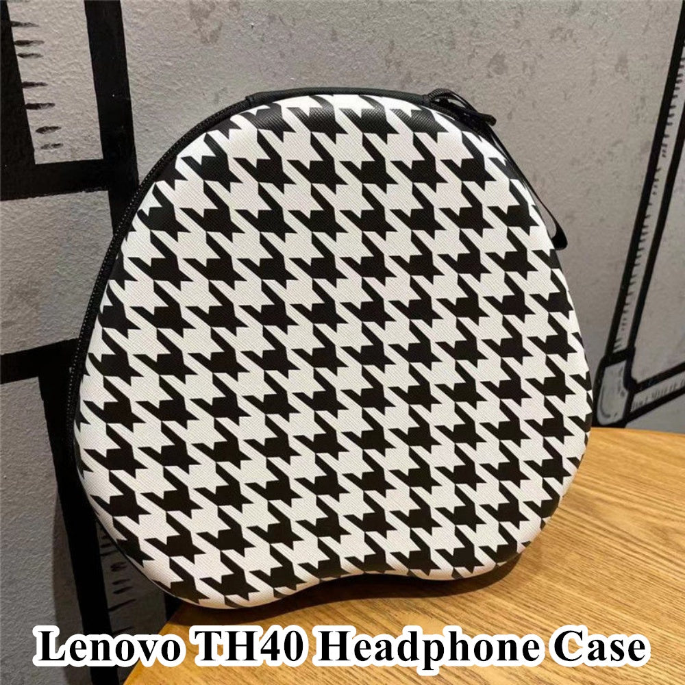 For Lenovo TH40 Headphone Case Cartoon Creative Patterns Headset Earpads Storage Bag Casing Box