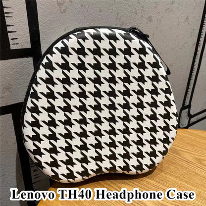 For Lenovo TH40 Headphone Case Cartoon Creative Patterns Headset Earpads Storage Bag Casing Box
