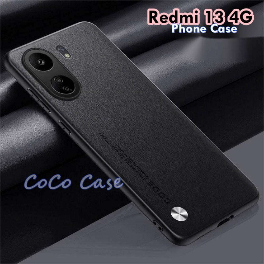 For Redmi 13 4G Cover Silicone Professional Full Case Classic Simple Solid Color Phone Case Cover sweatproof