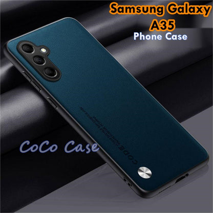 For Samsung Galaxy A35 Cover Silicone Professional Full Case Classic Simple Solid Color Phone Case Cover sweatproof