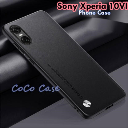For Sony Xperia 10VI Cover Silicone Professional Full Case Classic Simple Solid Color Phone Case Cover sweatproof