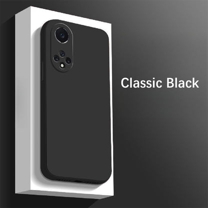 For Huawei Nova 9 Pro Cover Drop and wear resistant Silicone Full Case Classic Simple Solid Color Phone Case Cover