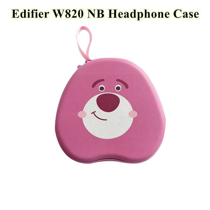 For Edifier W820 NB Headphone Case Cartoon Creative Patterns Headset Earpads Storage Bag Casing Box