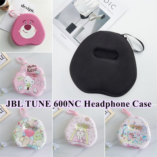 For JBL TUNE 600NC Headphone Case Cartoon Creative Patterns Headset Earpads Storage Bag Casing Box
