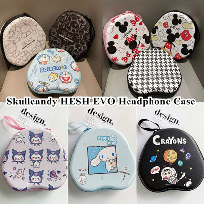 For Skullcandy HESH EVO Headphone Case Cartoon Creative Patterns Headset Earpads Storage Bag Casing Box
