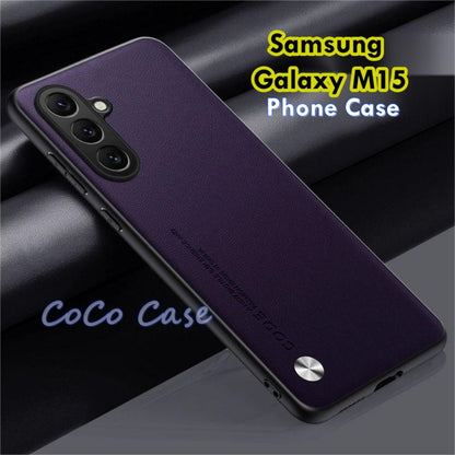 For Samsung Galaxy M15 Cover Silicone Professional Full Case Classic Simple Solid Color Phone Case Cover sweatproof