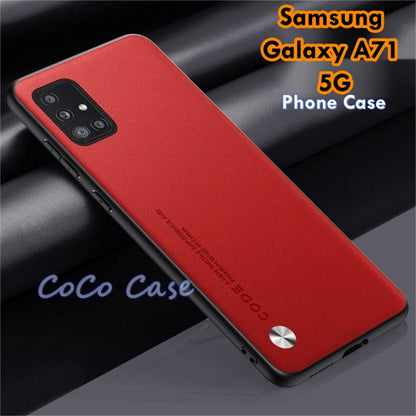 For Samsung Galaxy A71 5G Cover Silicone Professional Full Case Classic Simple Solid Color Phone Case Cover sweatproof