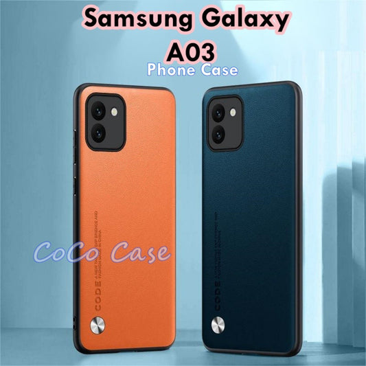 For Samsung Galaxy A03 Cover Silicone Professional Full Case Classic Simple Solid Color Phone Case Cover sweatproof