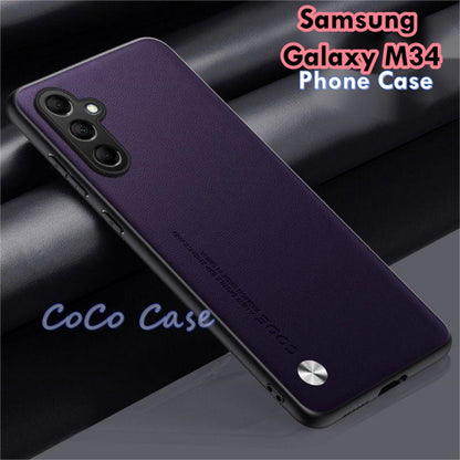 For Samsung Galaxy M34 Cover Silicone Professional Full Case Classic Simple Solid Color Phone Case Cover sweatproof