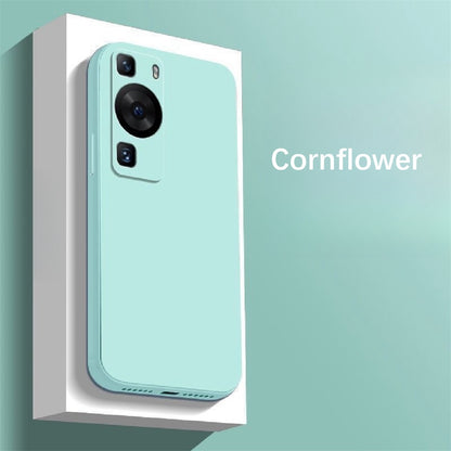 For Huawei P60 Cover Drop and wear resistant Silicone Full Case Classic Simple Solid Color Phone Case Cover