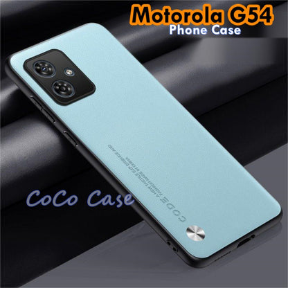 For Motorola G54 Cover Silicone Professional Full Case Classic Simple Solid Color Phone Case Cover sweatproof