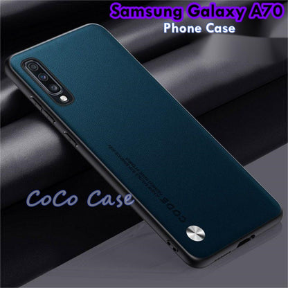 For Samsung Galaxy A70 Cover Silicone Professional Full Case Classic Simple Solid Color Phone Case Cover sweatproof