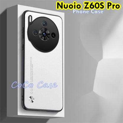 For Nuoio Z60S Pro Cover Silicone Professional Full Case Classic Simple Solid Color Phone Case Cover sweatproof